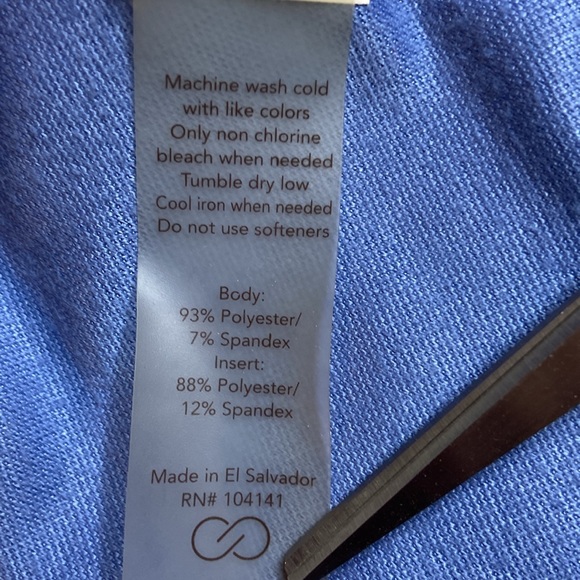 CALIA by Carrie Underwood Blue Floral Graphic Zip Athleisure Jacket 5021 - Picture 8 of 9